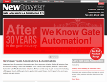 Tablet Screenshot of newtower.com.au